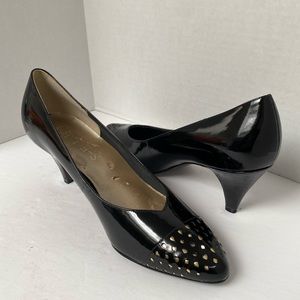 Black Vintage Selby Pumps In Size 9.5B